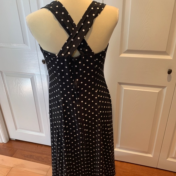 My Michelle Size 11/12 black and white polka dot dress - Picture 3 of 4